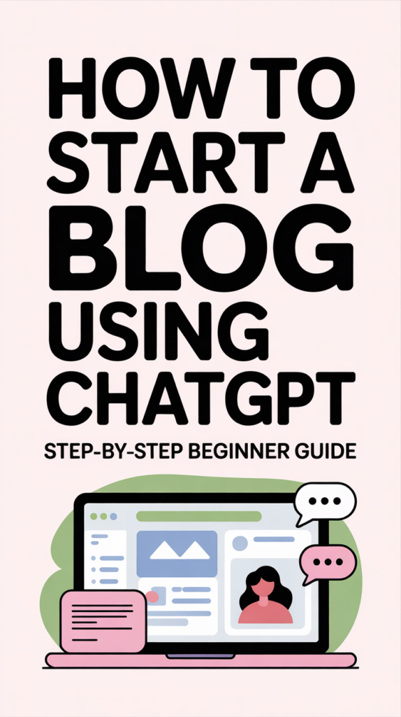 how to start a blog using chatgpt